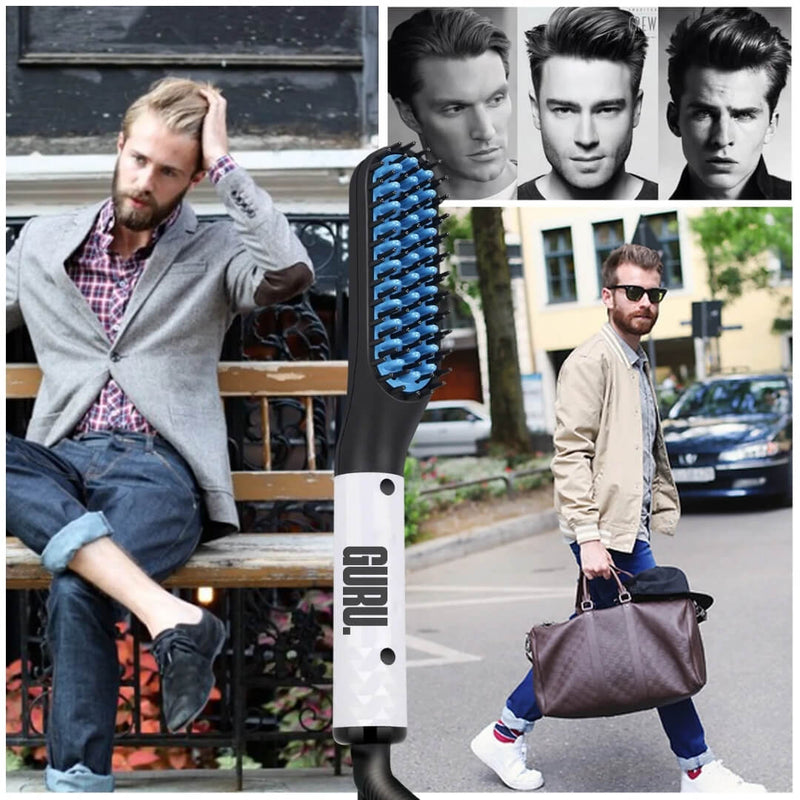 Alisador FIRECOMB™: Barba e Cabelo Perfeitos - 50% OFF