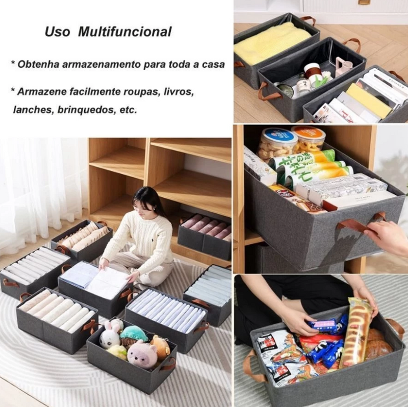 Organizador de Roupas Dobrável - COMPRE 1 LEVE 4 - SOMENTE HOJE