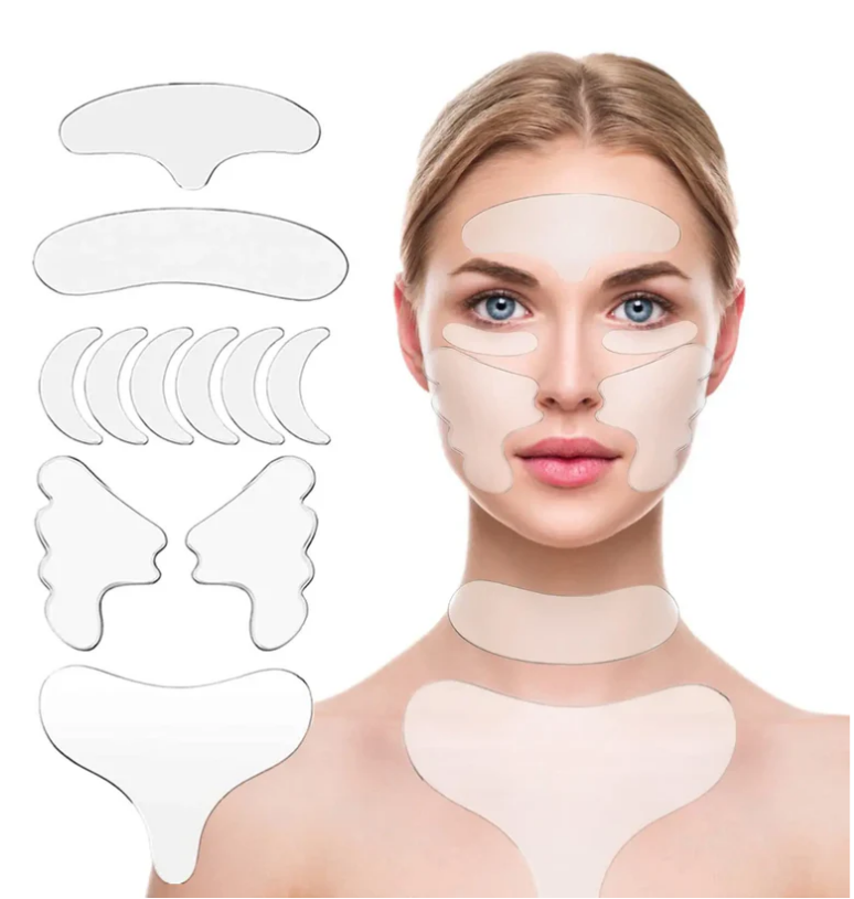 Kit Rejuvene Clean - Adesivos Anti-Rugas das famosas (Reutilizável por até 60 vezes)