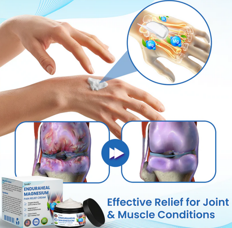 Creme de magnésio para dores musculares