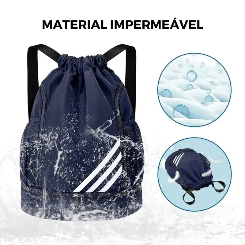 Mochila Esportiva Impermeável - 50% OFF + Frete Grátis + Brinde